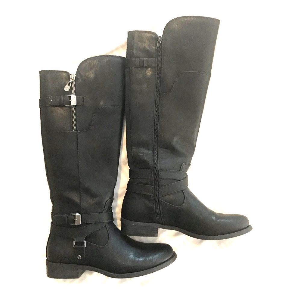 G by Guess black riding boots size 8